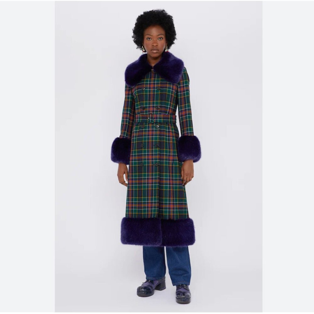 Shrimps River Coat Navy UK Size 10 New With Tags